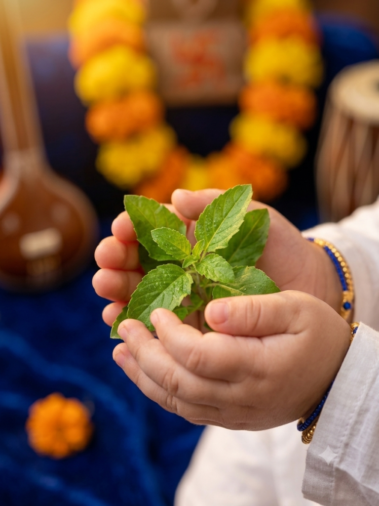 Tiny Hands, Tulsi Leaves