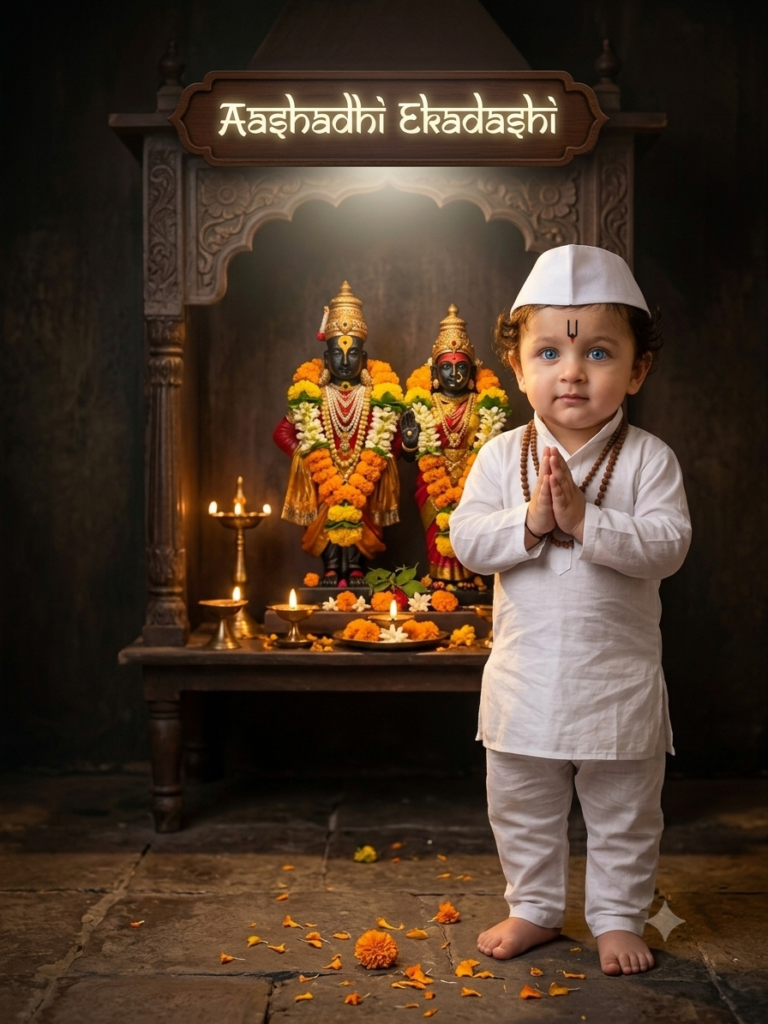 Blessing Pose with Elders' Idols